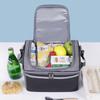 Compact Dual-Layer Insulated Crossbody Picnic Bag with Ice Pack