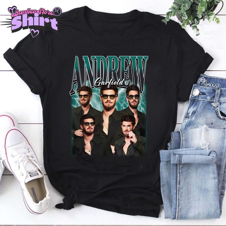 Andrew Garfield Retro TShirt AndrewGarfield Fan Shirt Andrew Garfield Tee Retro Andrewgarfield For Fan