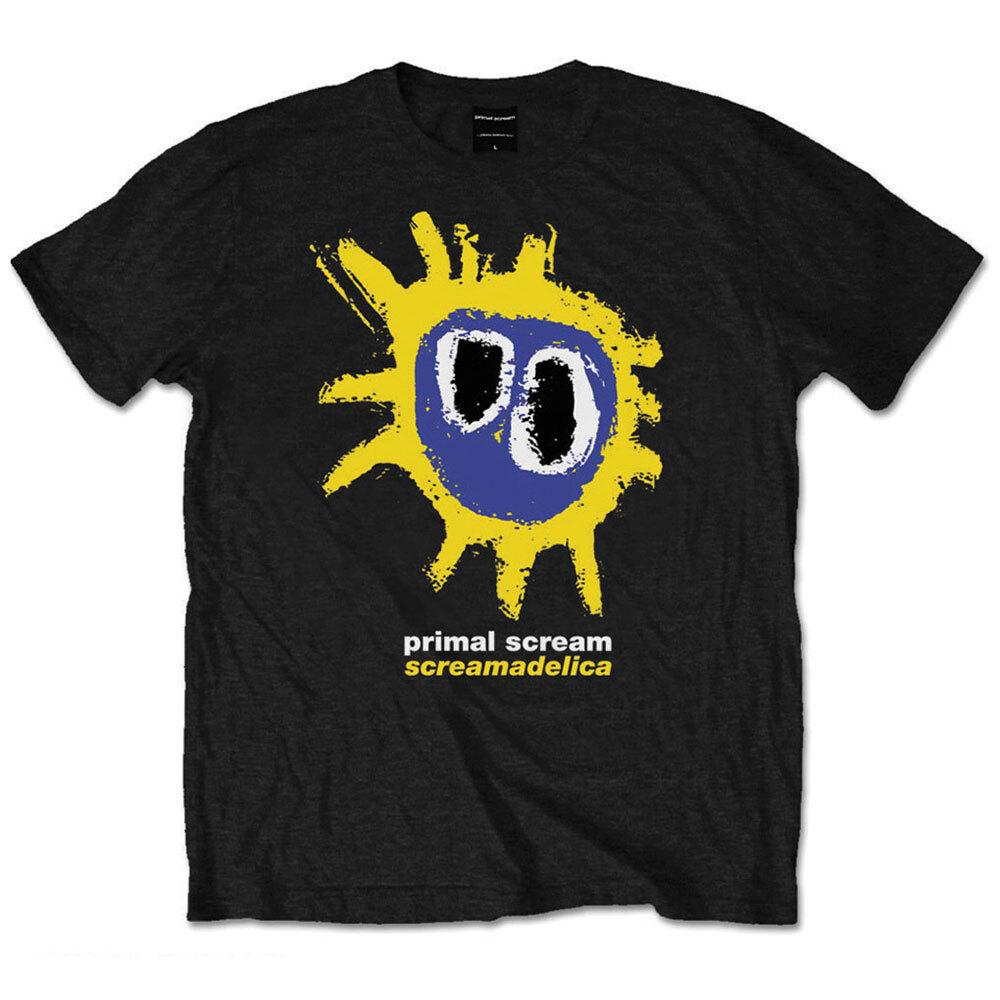 

Primal Scream T-Shirt Screamadelica Band Official Black New 4XL