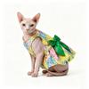 Beautiful Print Sphynx Cat Skirt Dress for Cats Gotas Summer Pet Clothes Kitten Kedi Dresses Mascotas Clothing Disfraz Perro