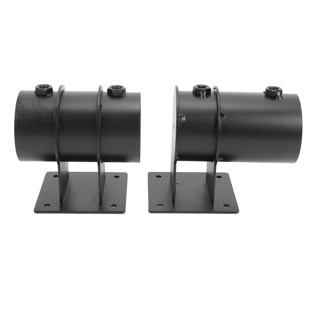 Supporto per Ombrellone da Patio per Ringhiera in Legno Metallo Regolabile Morsetto per Ombrellone da Patio Supporto per Balcone Esterno