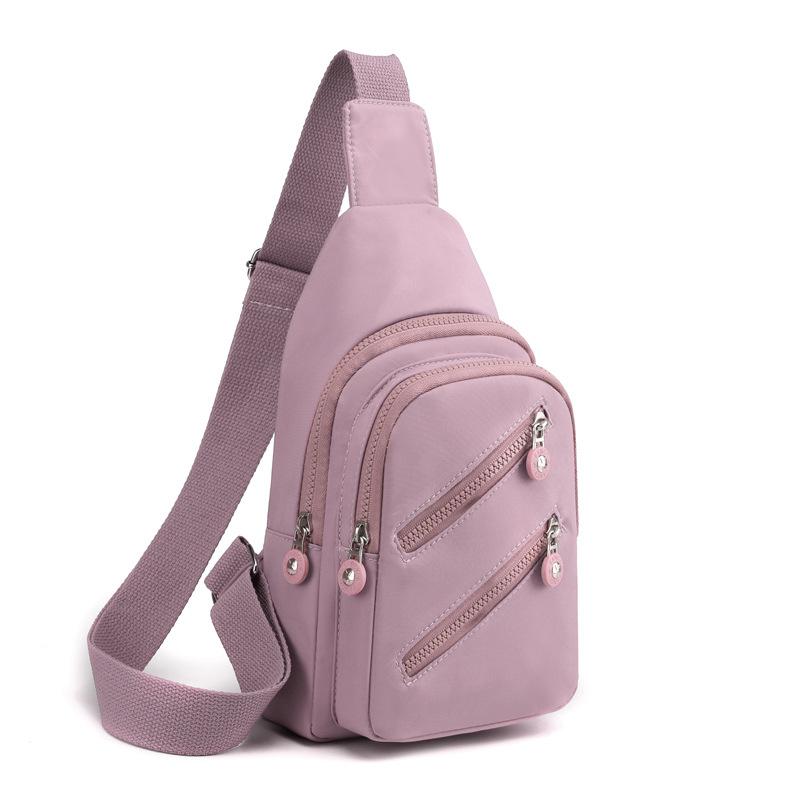 1 Stück Brusttasche Damen Neue Koreanische Version Modische Damen Schulter Umhängetasche Trendig Lässig Vielseitig Bedruckte Brust Kleine Rucksacktasche