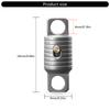 Durable Titaniums Alloy Keychain Accessory With 360 Degree Rotation And Secure Locking Mechanism For Keys