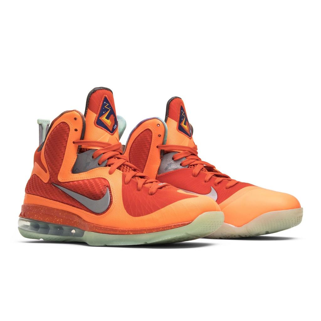 Nike LeBron 9 AS 'Big Bang' 2012 (Unisex) Total Orange / Metallic Silver-Total Orange Basketball Shoes 520811 800