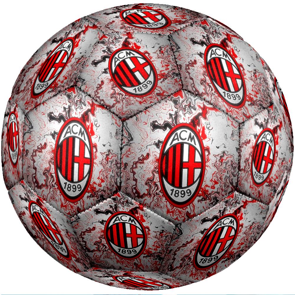 Pallone da Calcio da Partita Misura 5 Tema AC Milan Pallone da Calcio Professionale da Esterno Morbido al Tocco Pallone da Allenamento