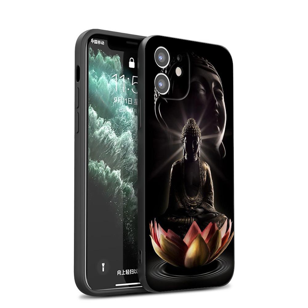 

GX45 Мягкий силиконовый чехол от Будды к Будде для iPhone 13 12 Mini 11 Pro XS Max XR X 8 7 6 6S Plus 5 5S SE 2020 iPhone 13