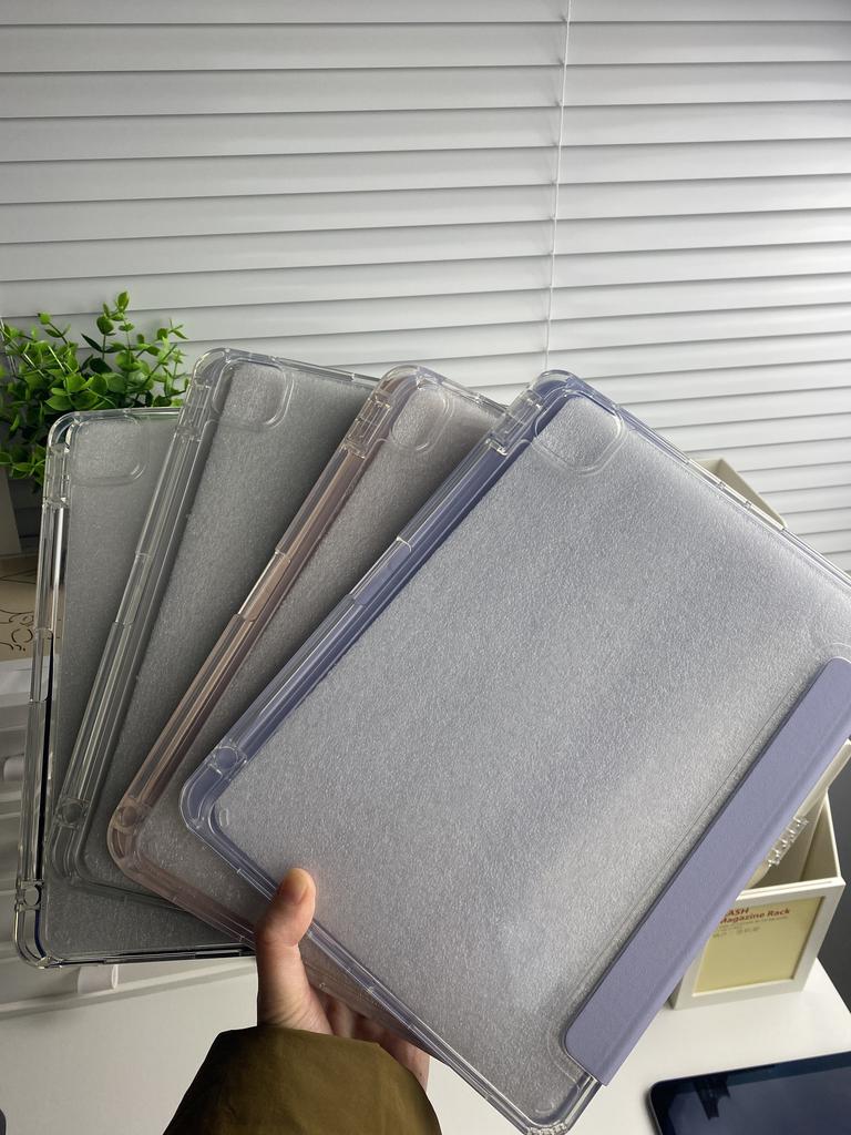 For iPad Mini 6/7 8.3 Inch PU Transparent Shockproof Dustproof Popular Hot Customizable Tablet Case with Stand and Pencil Holder