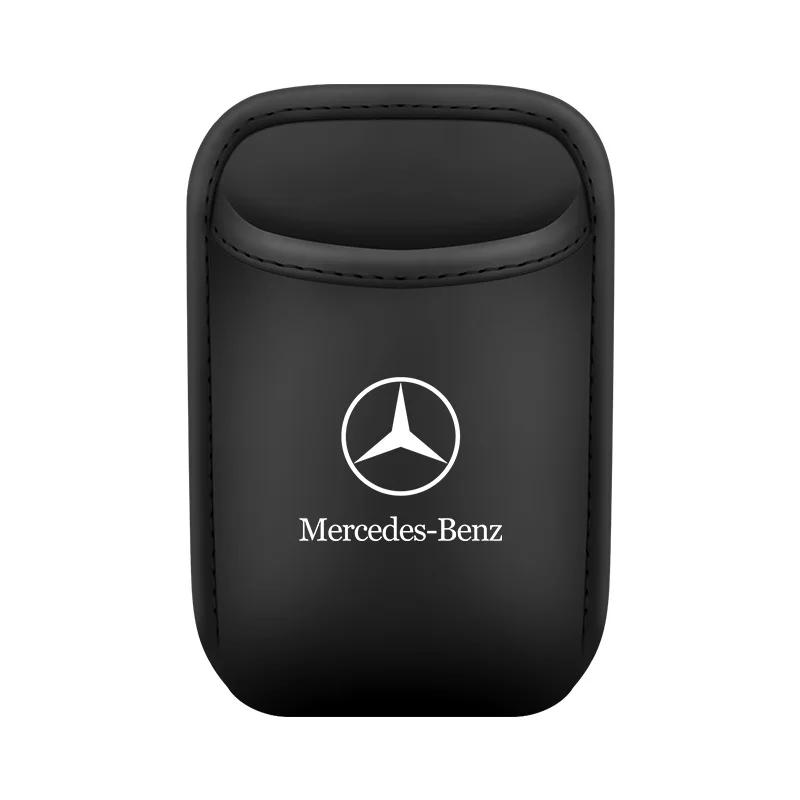

GLC GLB For Mercedes Benz A C E S G Class GLC CLE CLA GLB GLS W177 W205 W213 W222 X167 AMG Leather Water Cup Storage Box чорний