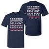 Belmont Bruins Feiertags-Pullover T-Shirt - Marineblau