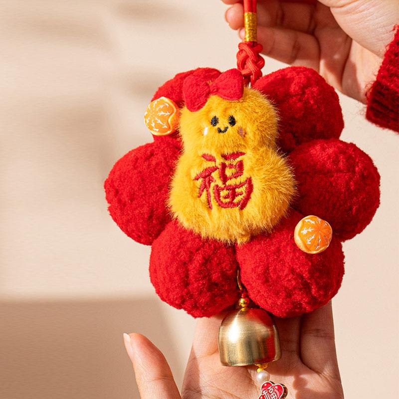 Year of Horse Hanging Ornament with Tassel Chinese New Year 2026 Door Hanging Ornaments Spring Festival Party Pendant