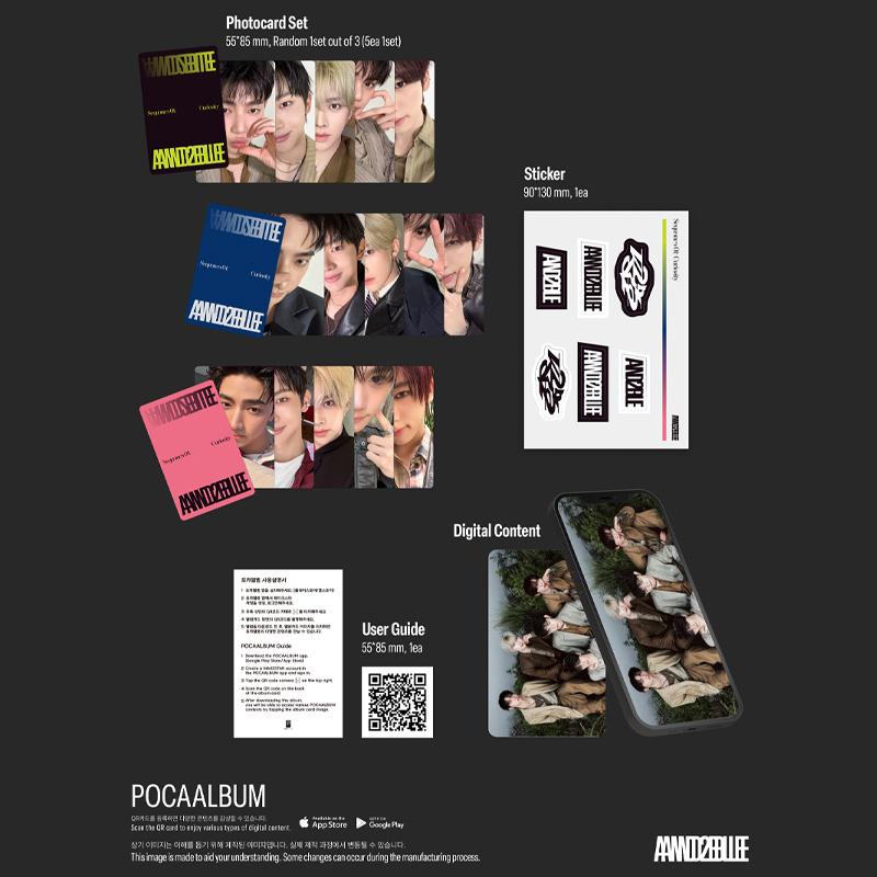[PRE ORDER] AND2BLE – 1st Mini Album Sequence 01 Curiosity (POCAALBUM Ver.)