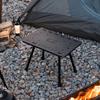 Adjustable Barbecue Desk Folding Table Portable Aluminum Alloys Folding Chair Outdoor Camping Desk Easy to Carry