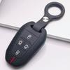 Silicone Smart Key Fob Cover for Peugeot 3008 5008 2008 308 508 Citroen C4 C5 C6 C3 Aircross C4 Picasso with Keychain Smart Remote Key Protector
