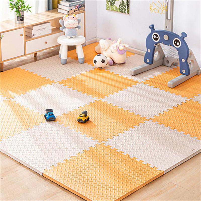 1PC Reconfigurable Thick Foam Floor Mat for Living Room Anti-fall Composite Mat for Bedroom Suitable for Baby Crawling Size: 30CM * 30CM * 2.5CM