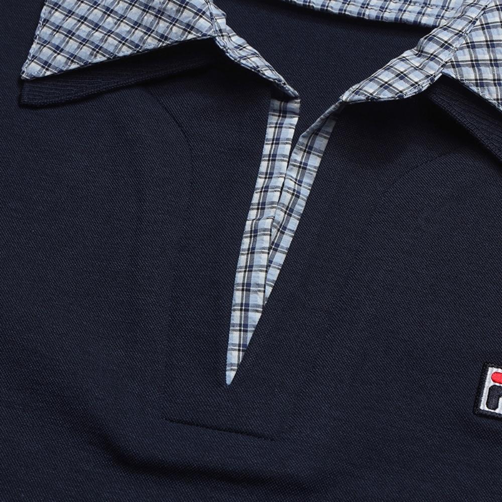 FILA Heritage Fashion Simple Classic Retro Casual Versatile Comfortable Elegant Relaxed Knit Short Sleeve Dress Women dresses F11W628308FDB