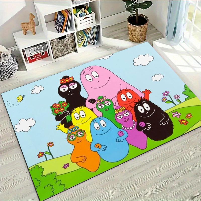 

Barbapapa Family Scene Area Rug, Non-Slip Floor Mat for Kids Bedroom Living Room 40x60cm( 15x23in )