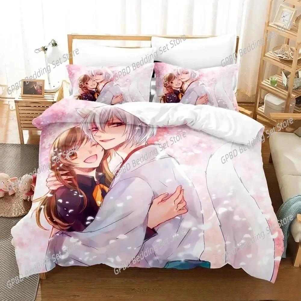 Anime Kamisama Kiss Tomoe Bedding Set Boys Girls Twin Queen Size Duvet Cover Pillowcase Bed Adult Fashion Home Textileextile