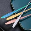 4Pcs/Set Mixing Spoons Small Flower Teaspoon Stainless Steel Coffee Spoon Cute Ice Cream Dessert Spoon Kitchen Accessories