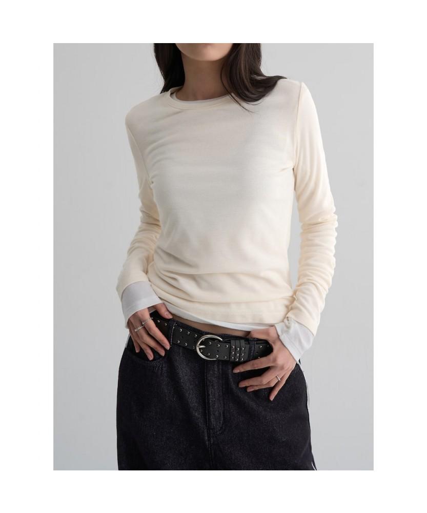 8seconds Round Basic T-Shirt Ivory