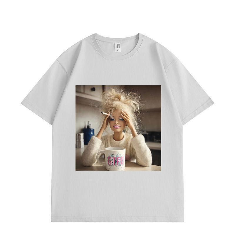Funny Doll Face Meme Graphic T Shirts Men Women Clothing High Quality Fashion T-shirts Summer Loose Short Sleeve T-shirt