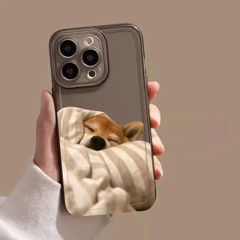 Cat & Dog Design Couple funda phone case For iPhone 17 16 15Pro Max 11 12 13 14Pro Plus Shockproof coque iphone Shell Bumper