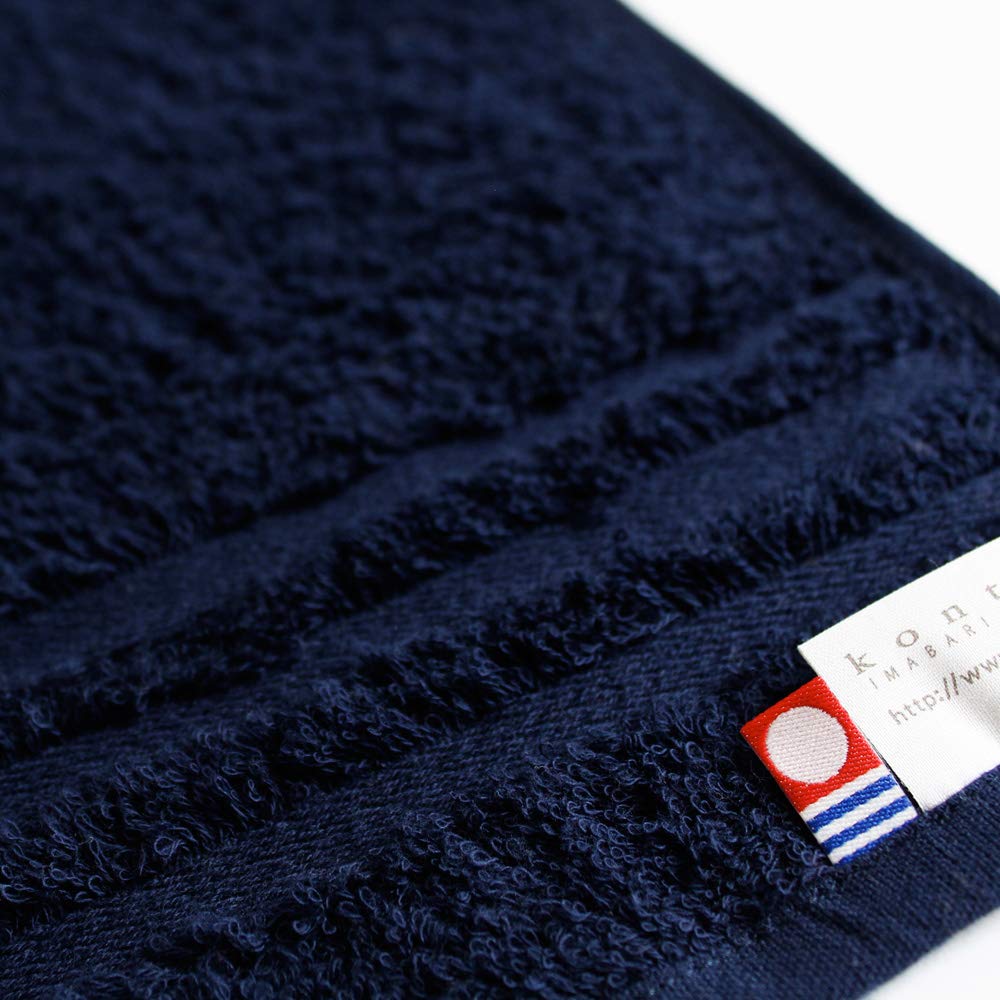 Imabari Towel Contex Plus Color Bath Navy Towel,