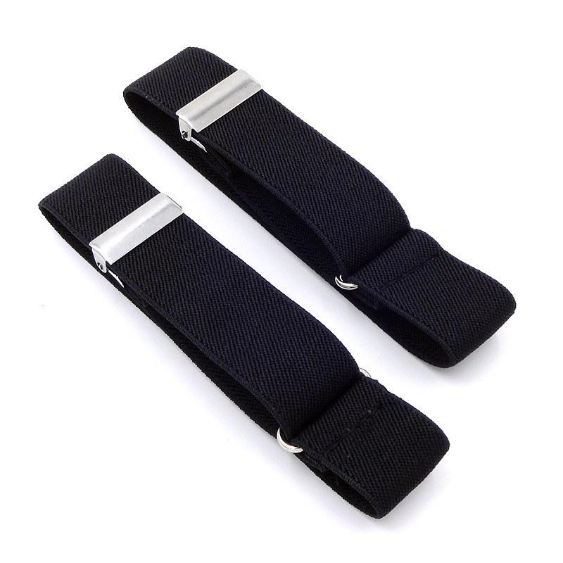"Women's Shirt Fabric Cuffs and Men's Armbands, 2.5cm Elastic, Versatile Bracelets"