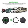 MICTUNING DC 12V LED Digital Display Voltmeter Waterproof Compatible with Boat Marine Vehicle Motorcycle Truck ATV UTV Car Camper Caravan Green