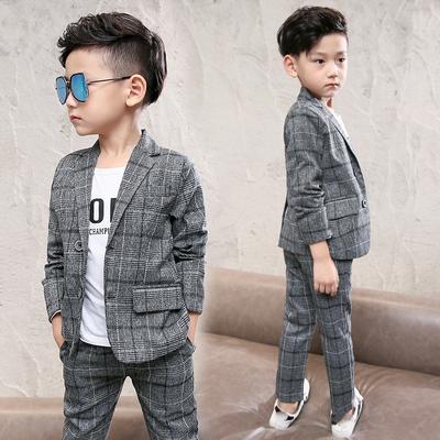 Conjunto de Uniforme de Primavera y Otoño para Niños Chaqueta de Uniforme de Toastmasters para Niños + Pantalones Conjunto de 2 piezas