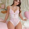 European and American Style 2026 New Autumn Fashion Sexy Spice Sleeveless Low-cut Backless Hook Slim Sex Onesie