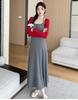 2026 Summer Floral Camisole Dress & Red Sun Protection Cardigan Set