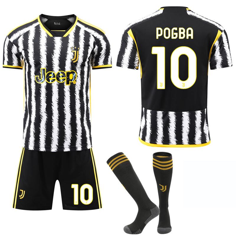 2324 Ensemble Domicile Juventus N°. 7 Chiesa 9 Hovic Football Sportswear 10 Pogba Édition Fan d'Usine
