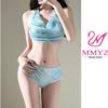 Women's Sexy Three-Piece Bikini Set - Tummy Control Slimming Beachwear for Vacation