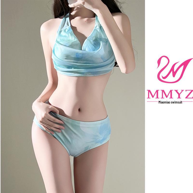 Women's Sexy Three-Piece Bikini Set - Tummy Control, Slimming Beachwear for Influencer Vacations