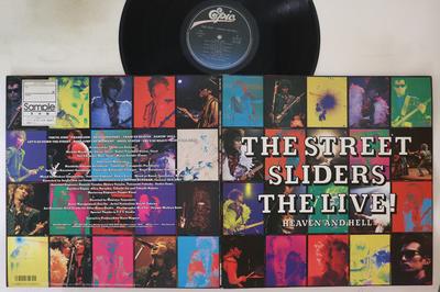 LP Record STREET SLIDERS  Live Heaven  Hell 283H273PROMO EPIC Japan Japanese PopRock Used