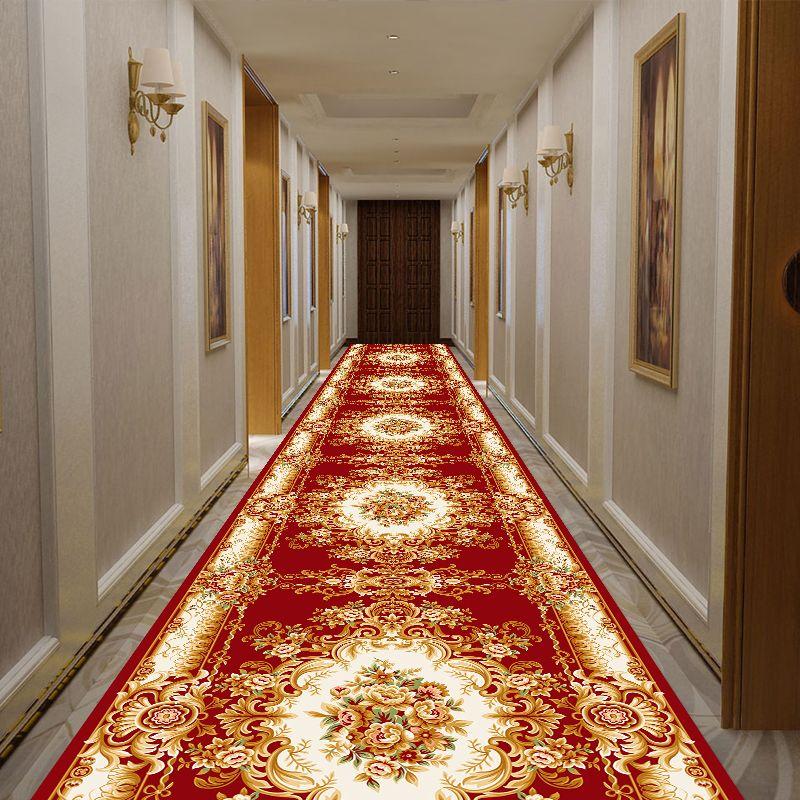 Long Persian Carpet Vintage Home Hallway Carpet Living Room Bedside Bedroom Area Rug Hotel Aisle Corridor Rug Entrance Anti-skid