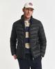 Зимняя куртка GANT Light Down Jacket на двусторонней молнии черная