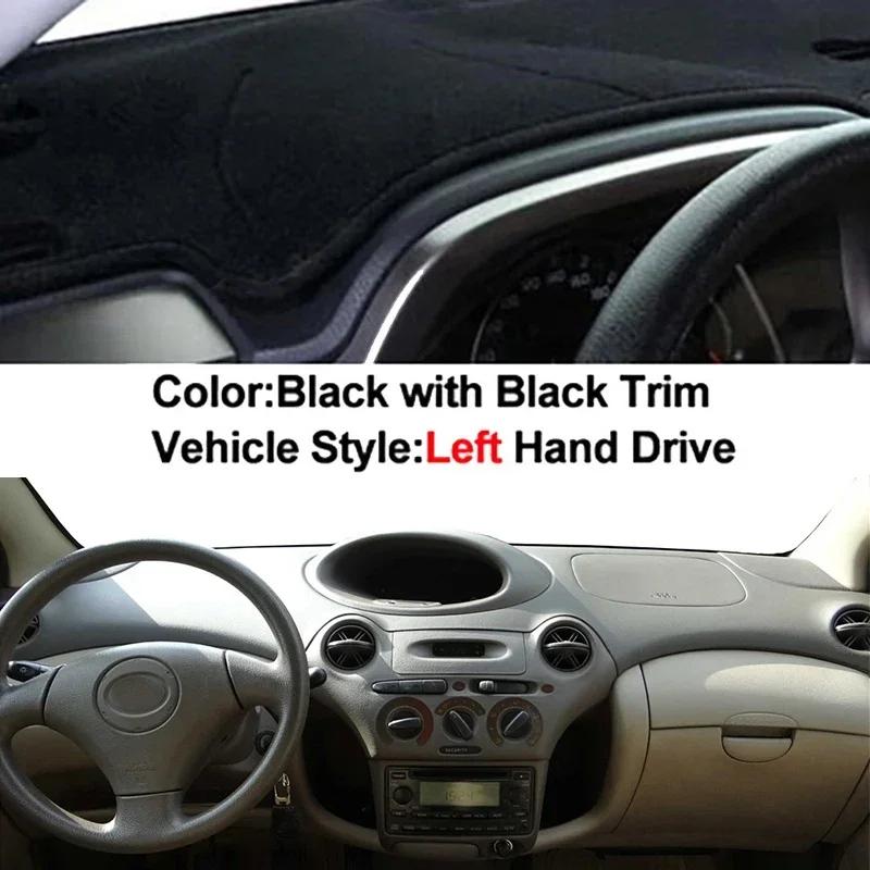 Car Dashboard Cover Non slip pad For Toyota Vitz Yaris Platz 1999 - 2005 Car Dash Mat Sun Shade Pad Anti-UV Cushion 2000 - 2004