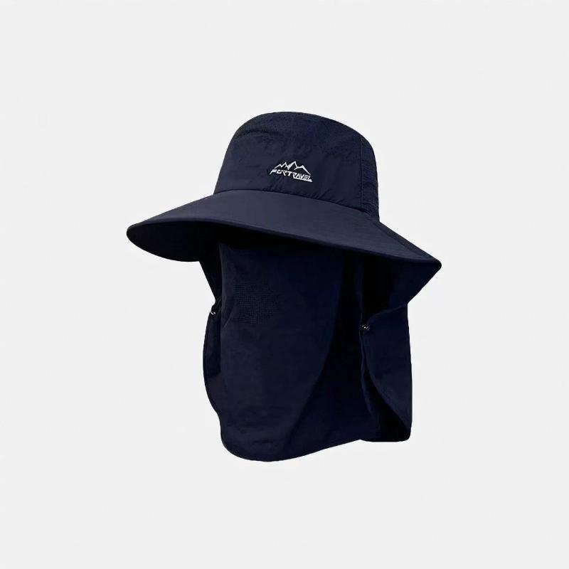 Foldable Sun Hat with Neck and Face Cover Quick Dry for Outdoor Hunting and Fishing A6