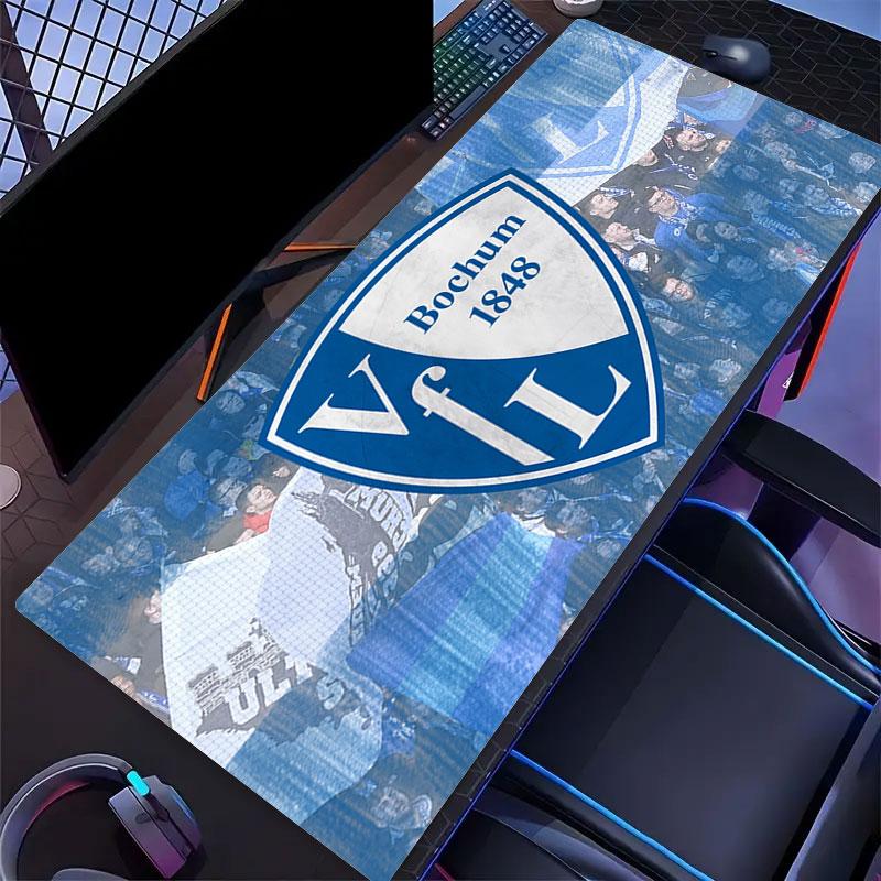 Bochum Mauspads, Große Gaming Schreibtischmatte, Rutschfestes XXL-Mauspad für Laptop & Tablet, Mini-PC-Spielmatte mit Genähten Kanten