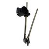 Electric Frame Drum Tee Fitting Snare Stand with Curved Rod and Quick Lock L-shaped Rod Hook