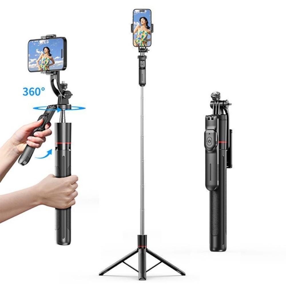 360° Rotating Bluetooth Selfie Stick Portable Selfie Stick Tripod  Vlog Photography