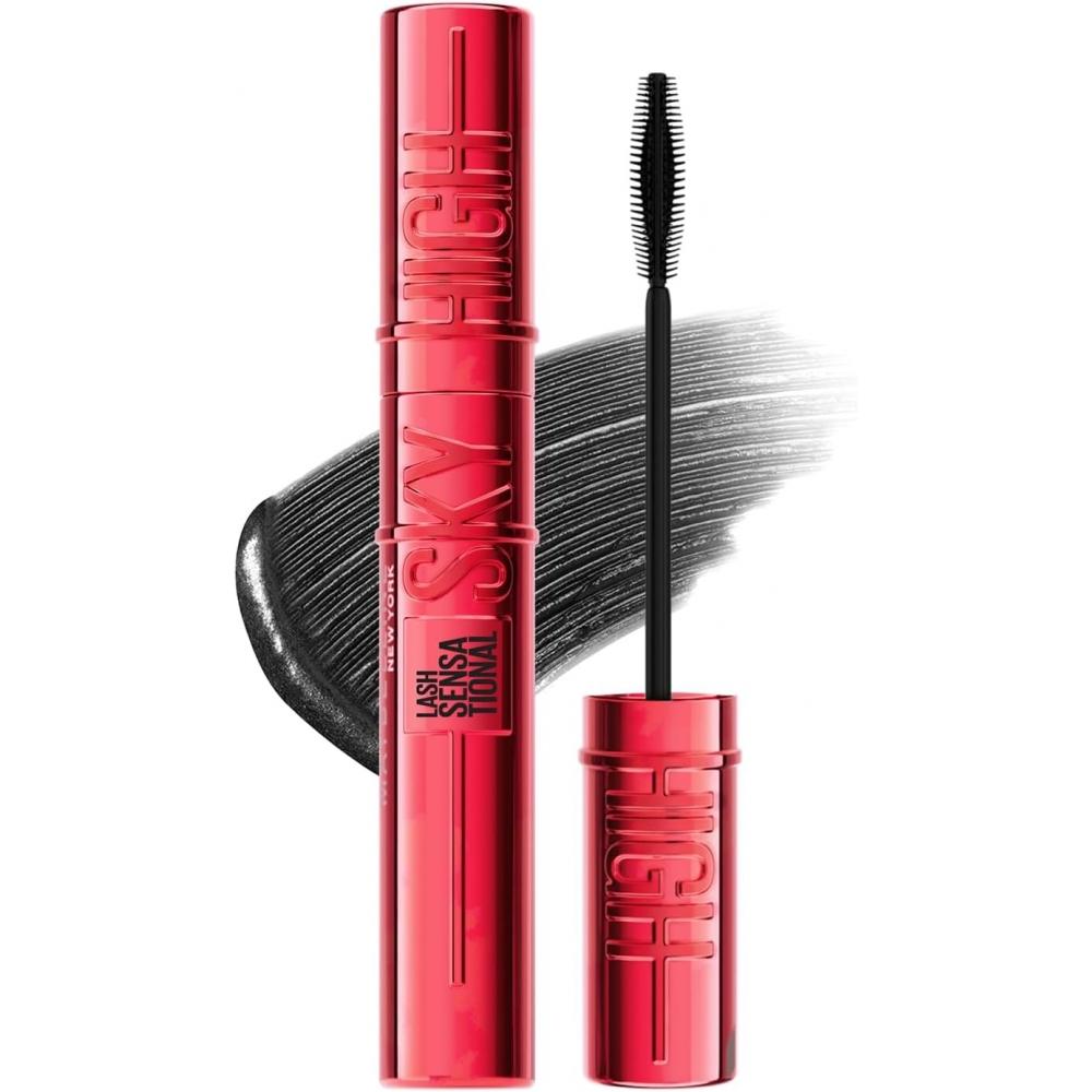 Maybelline Maybelline Sky High Mascara L01 Black Red  Red  Package 01 Black 5  Red Design