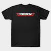 Men Black Print T-shirt Star Zone No-Cut Transfer Paper Print Cotton Tshirt