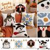 Halloween Throw Cover, 3D Design Decorative Cushion Cover for Sofa Couch (No Insert)