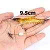 Luminous Soft Fishing Lures Fake Shrimp Floating Shaped Lure Bait Bionic Artificial Shrimp With Hook Fishing Tackle
