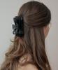 Merrymotive Black Mini Ribbon Hair Claw