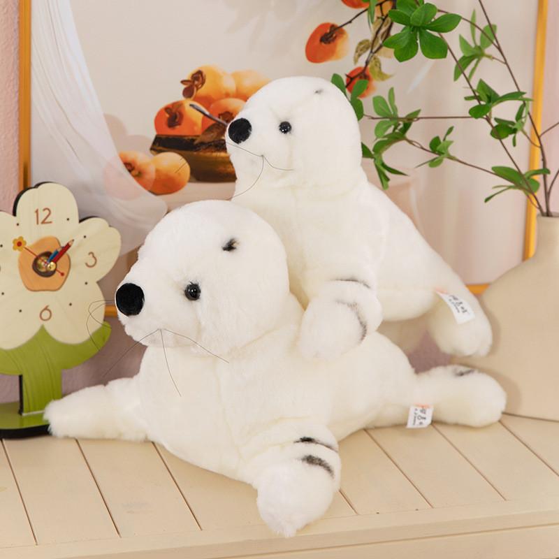 Lifelike Sea Lion Plush Toy With Soft Short Plush For Childrens Room Gift Decor