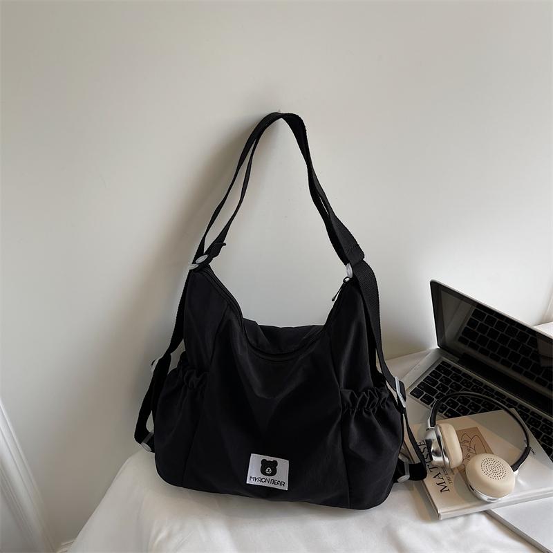 Nylon Lightweight Shoulder Bag Women's Commuter Multi-function Crossbody Bag