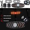 Bright LED Bicycles Warning Light Rechargeable Security Bike Tail Light for Safe Cycling Outdoor Activity